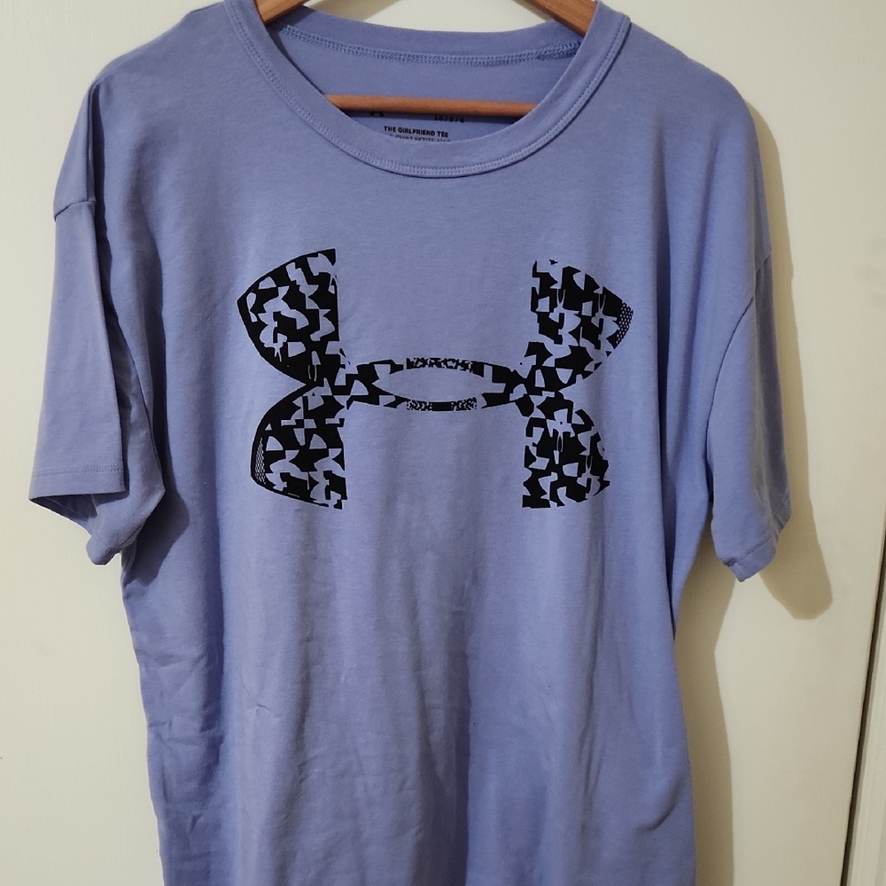 Under Armour Lavender Graphic Logo Tee